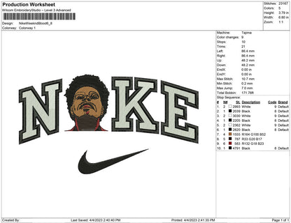 Nike Weeknd Blood