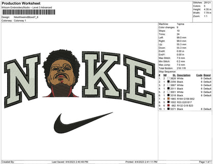 Nike Weeknd Blood