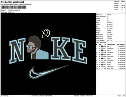 Nike Weeknd xo