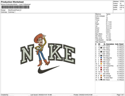 Nike Woodie Pose