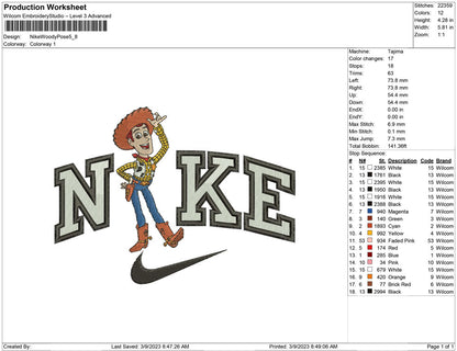 Nike Woodie Pose
