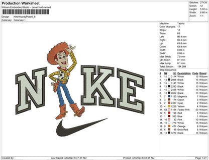 Nike Woodie Pose