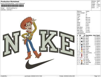 Nike Woodie Pose
