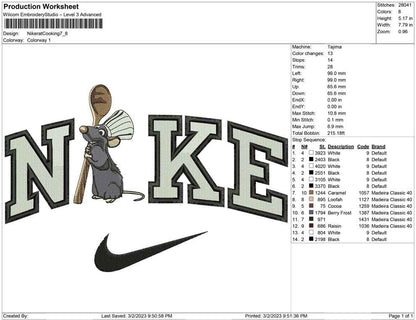Nike Rat cooking