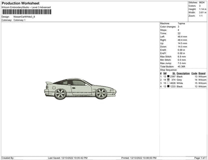 Nissan Car White