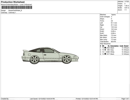 Nissan Car White