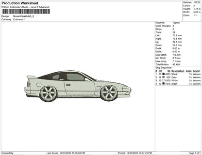 Nissan Car White