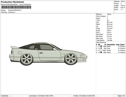 Nissan Car White