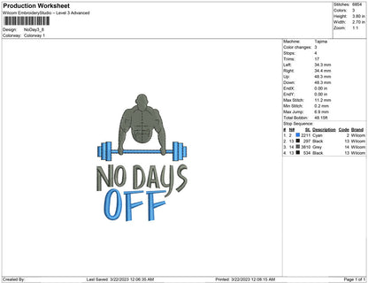 No Days