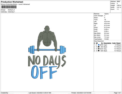 No Days