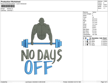 No Days