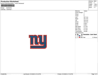 Giants NY  Logo