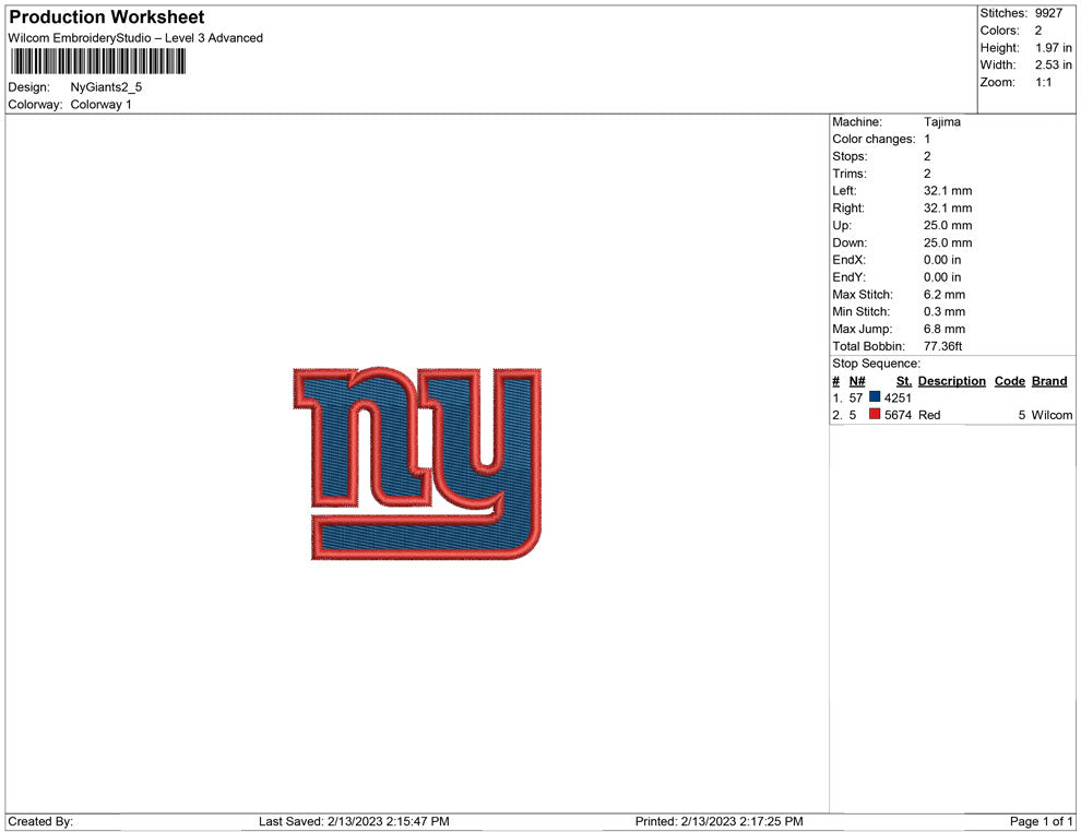 Giants NY  Logo