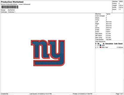 Giants NY  Logo