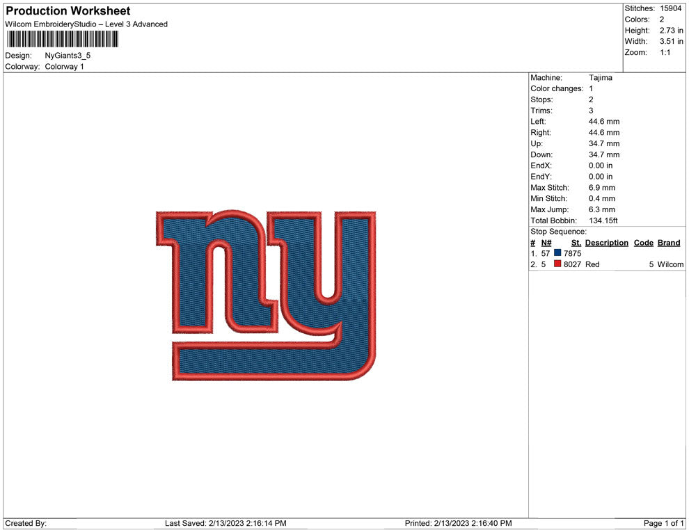 Giants NY  Logo