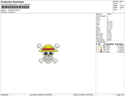 one piece logo minis