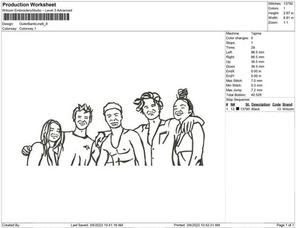 Outer Bank Line art