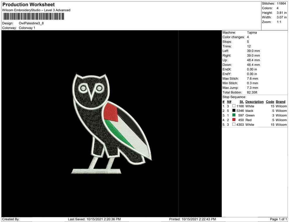 Owl Palestine