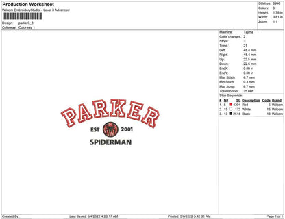 Parker Big Size