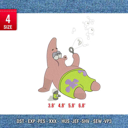 Patrick Blowing Bubbles