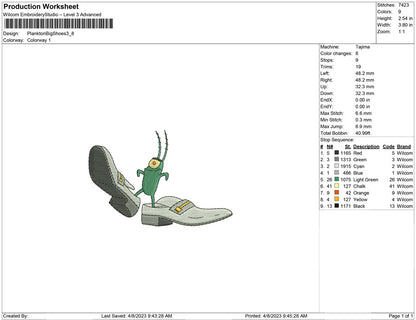 Plankton Big shoes