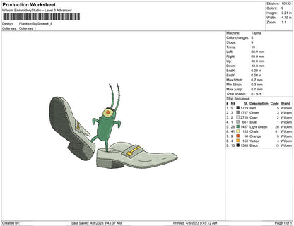Plankton Big shoes