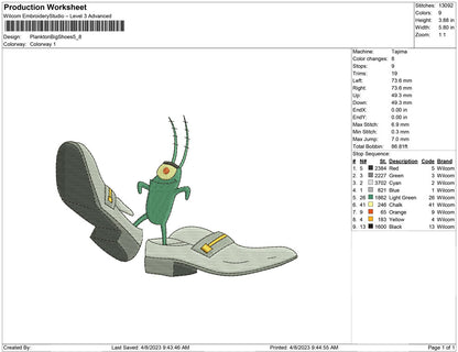 Plankton Big shoes