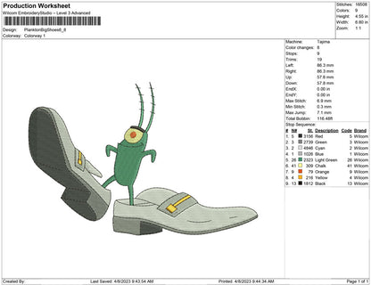 Plankton Big shoes