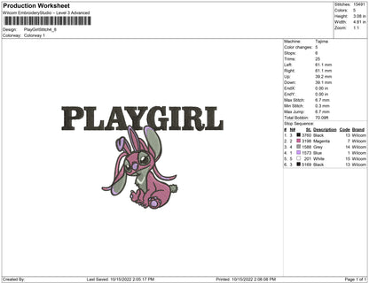 Play girl Stitch