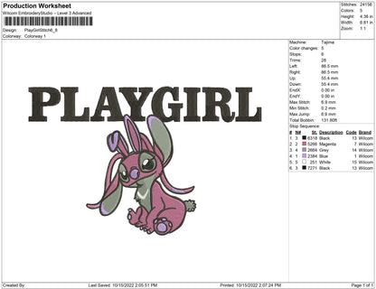 Play girl Stitch