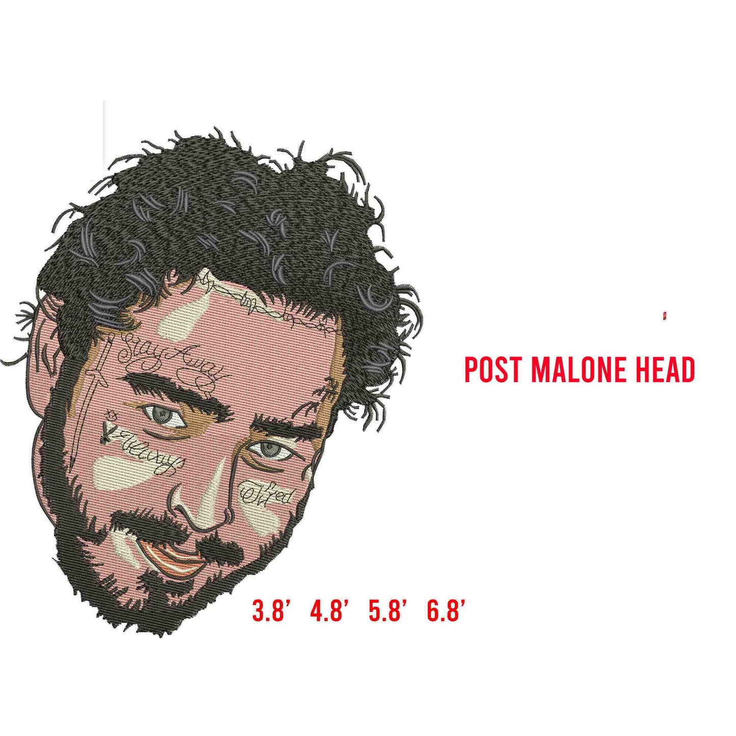Kopf von Post Malone