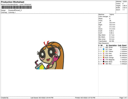 Power puff Girl Phone
