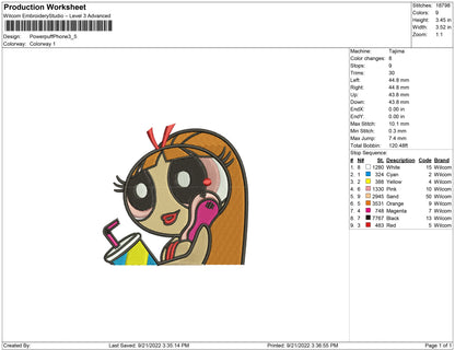 Power puff Girl Phone