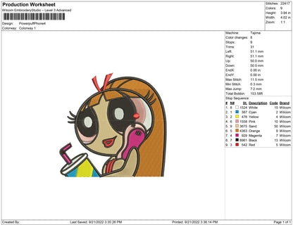 Power puff Girl Phone