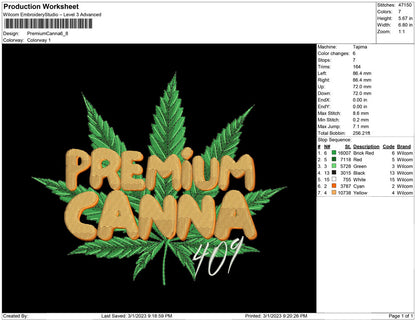 Premium canna