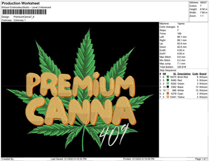 Premium canna