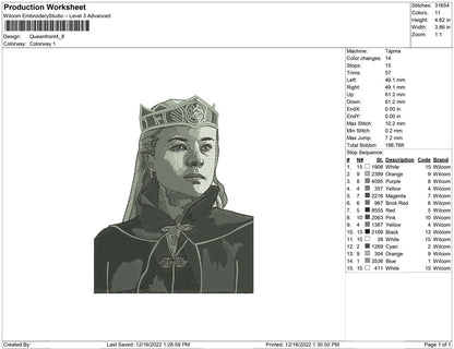Queen Front
