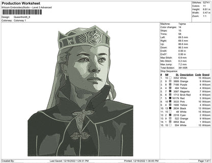 Queen Front
