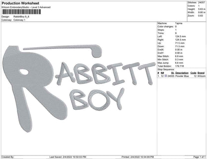Rabbit Boy Big size