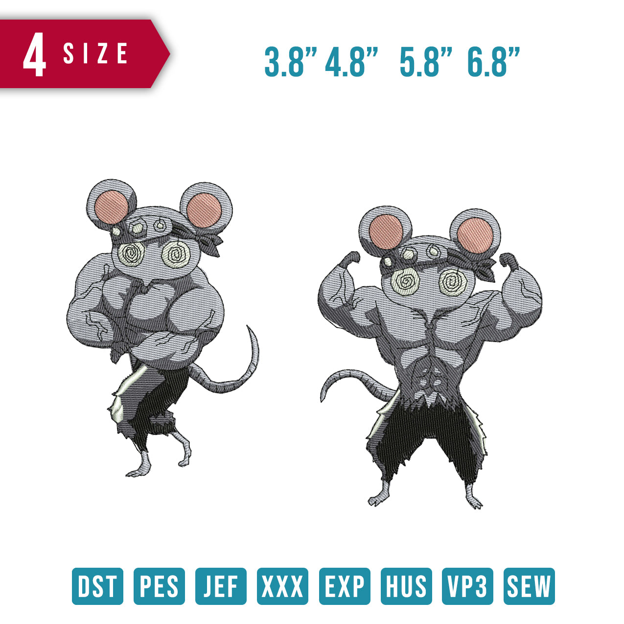 Rat Gym bodybuilding