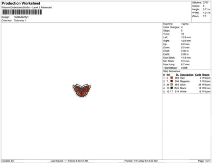 Red Butterfly