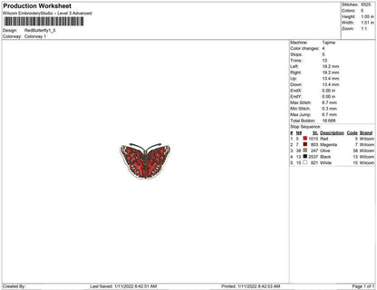 Red Butterfly
