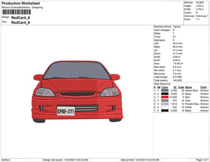Red Car