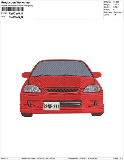 Red Car