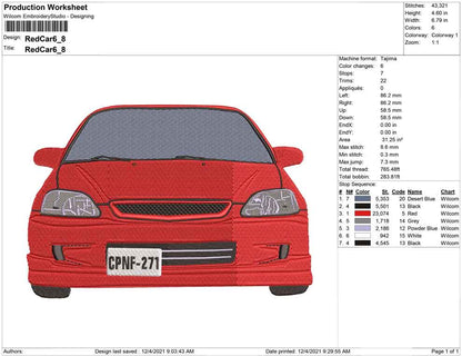 Red Car