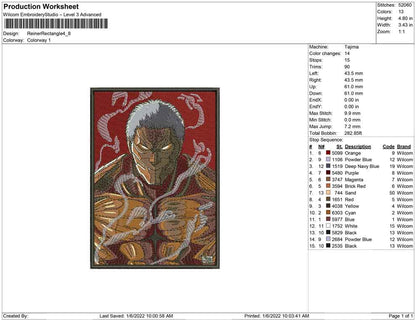 Reiner Armored Titan