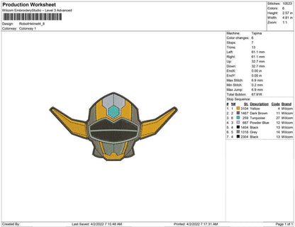 Robot helmet