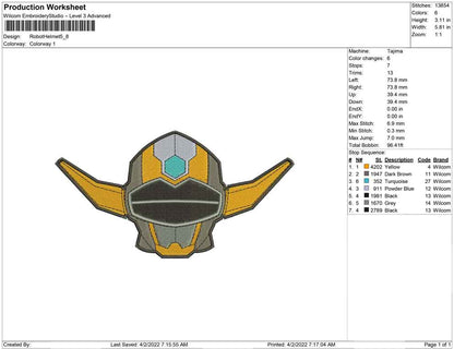 Robot helmet