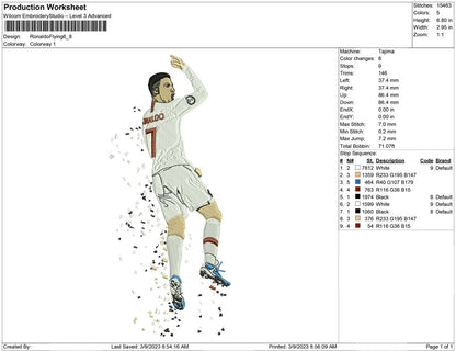 Ronaldo  Flying