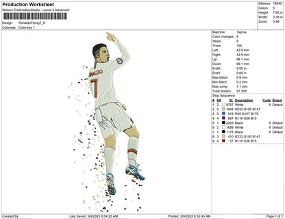 Ronaldo  Flying